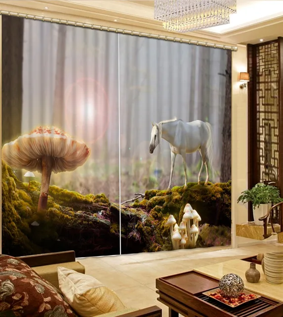 Fashion 3D Home Decor Mooie 3D Gordijnen Voor Beddengoed kamer ... Fashion 3D Home Decor Mooie 3D Gordijnen Voor Beddengoed kamer ...
