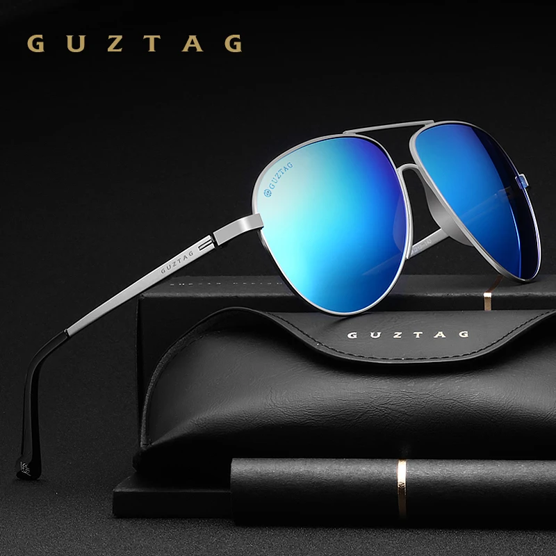 Солнцезащитные очки GUZTAG G8005 для мужчин и женщин UV 400 поляризационные зеркальные в