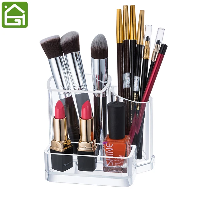 Buy Clear Acrylic Makeup Organizer Makeup Brushes