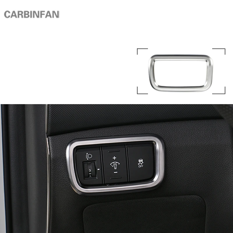 Для Hyundai IX25 Creta 2015 2016 2017 2018 ABS хром аксессуары переключатель фар рамка Крышка