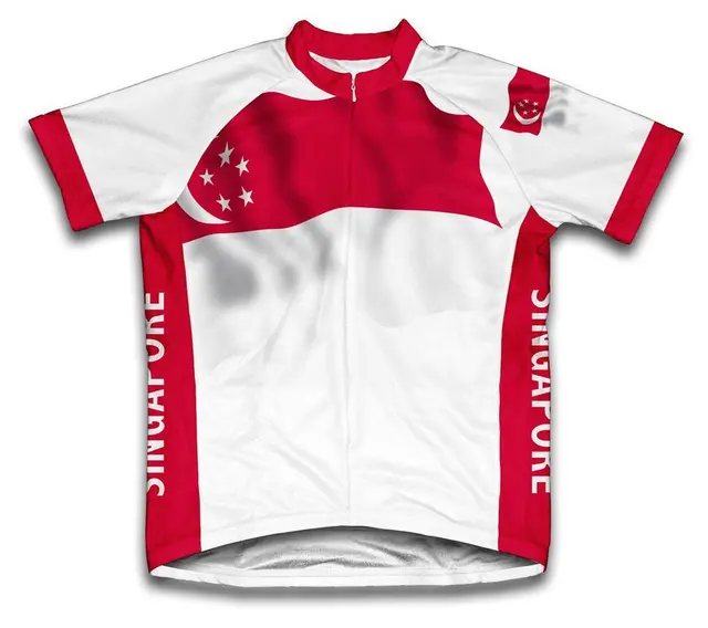 Singapore Flag Cycling Jersey for Men bike jersey/clothes maillot