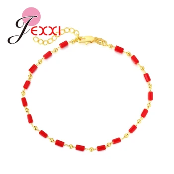 

2019 New Summer Beautiful Handmade 925 Sterling Silver Ankle For Women Girls For Women Jewelry 3 Colors Choose