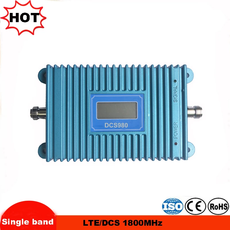 Free shipping LCD Display GSM DCS Repeater FDD Mobile Phone Booster 4G 1800mhz Repetidor Cellular signal booster amplifier (3)