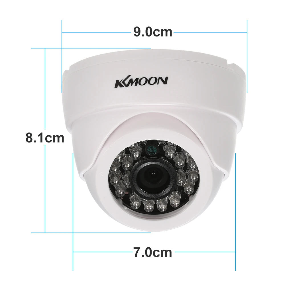 1080P AHD купольная CCTV аналоговая камера 3,6 мм объектив 1/2. 8 ''CMOS 2.0MP IR-CUT 24 шт. ИК светодиодов ночного видения для домашней безопасности