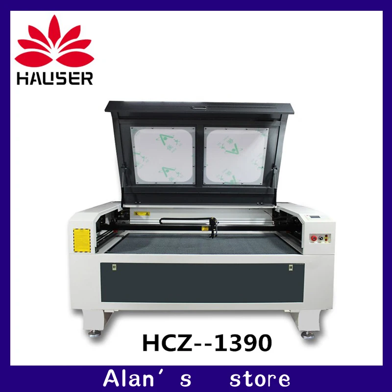 

1390 laser co2 100w high power laser engraving machine, laser cutting machine, laser marking machine, working size 1300 * 900mm