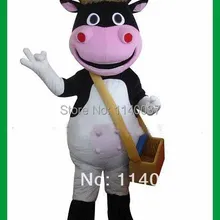 Маскоты корова крупного рогатого скота тельца Маскоты костюм для взрослых Размеры до середины икры костюм персонажа из мультфильма до середины икры Cosply Карнавальный маскарадный