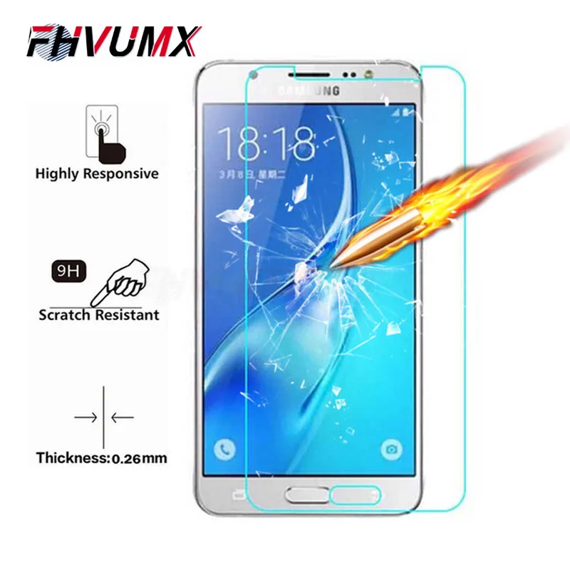 

0.26mm Tempered Glass On For Samsung Galaxy J3 J5 J7 A3 A5 A7 2015 2016 2017 J310 J510 J710 Screen Protector Film 9H Protective