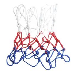 2 шт. 12 петель нейлоновый плетеный шнур завязанный красный синий белый баскетбольная сетка
