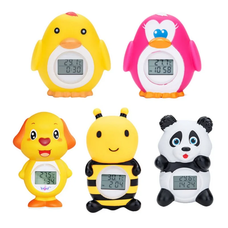 Для маленьких мальчиков девушки мультфильм животных прекрасный Ванна Термометры новорожденного ABS/ПВХ цифровой здоровья плавающей