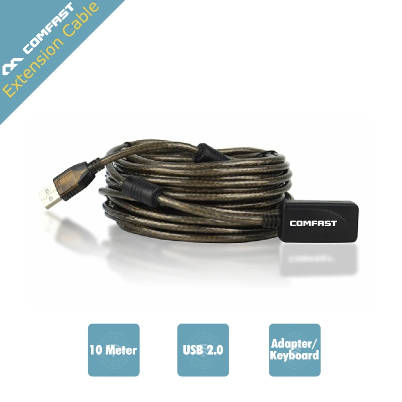 Comfast CF U10 USB удлинитель высокоскоростной 10 м usb кабель с сигналом усилитель