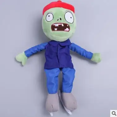 20 estilos plantas vs zombies Juguetes 12-28 см suave peluche mueca juguete para los nios regalos partido - Цвет: Коричневый