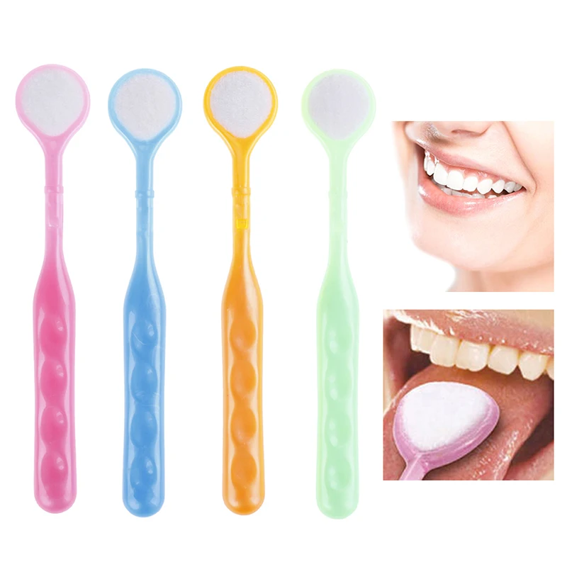 Soft Tongue Brush Cleaning the Surface of Tongue Oral Cleaning Brushes Toothbrush Dirts Tongue Scraper Oral Safe Random