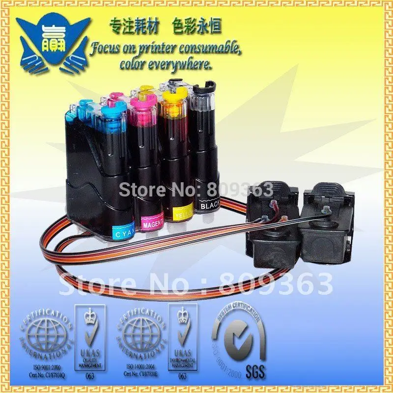 

CISS for HP816 817 Continuous Ink System Use for Deskjet D2360 D2368 3538 3558 3658 3668 5168 5652 Free Shipping
