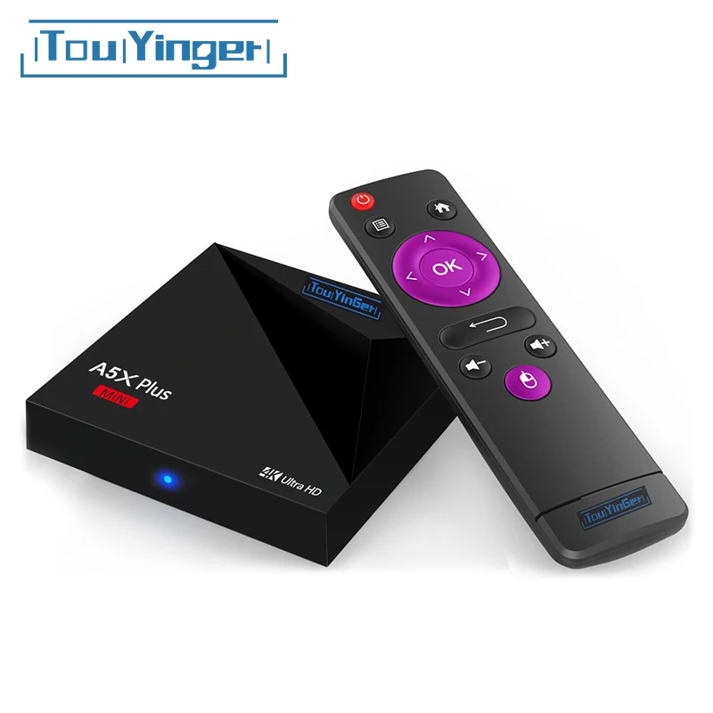 

Touyinger A5X PLUS TV BOX Android 7.1 Quad Core support 2.4G HDMI 4K 400 channels 1080P Bluetooth large memory HDR Movie box Z4