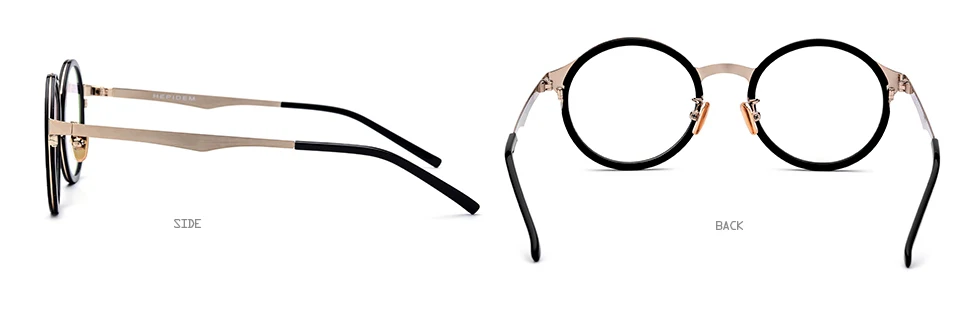 Ацетатная оправа для очков для женщин из металла Винтаж Круглый рецепт очки 2018 мужчин ретро очки Оптические очки с оправой