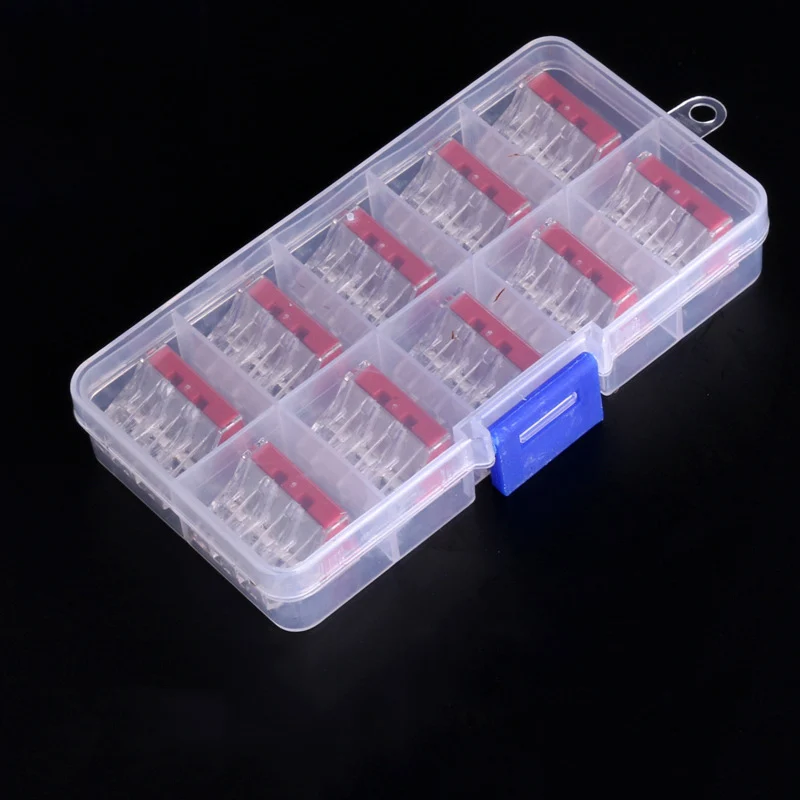

Quick coupling universal 10PCS block Push wire wiring connector For Junction box 8 pin conductor terminal