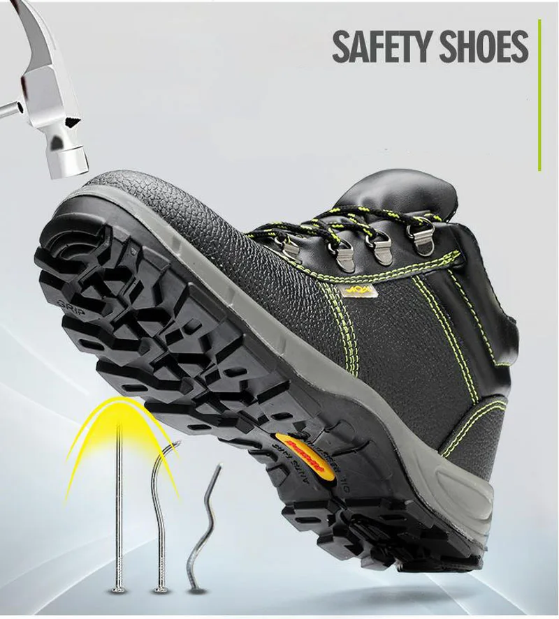 Защитная обувь со стальным носком; мужские ботинки для работы; Мужская водонепроницаемая обувь; зимняя износостойкая обувь; размеры 12; YXZ008