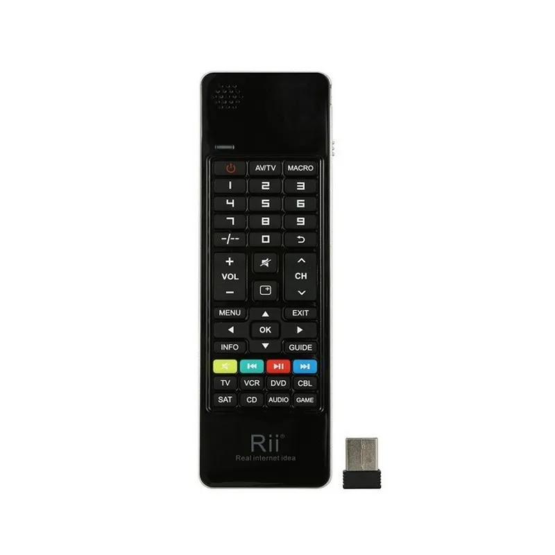 Rii i13 K13 2,4G мини русская Беспроводная Клавиатура Fly Air mouse Combos Mircophone динамик ИК пульт дистанционного обучения для ПК Smart tv Box