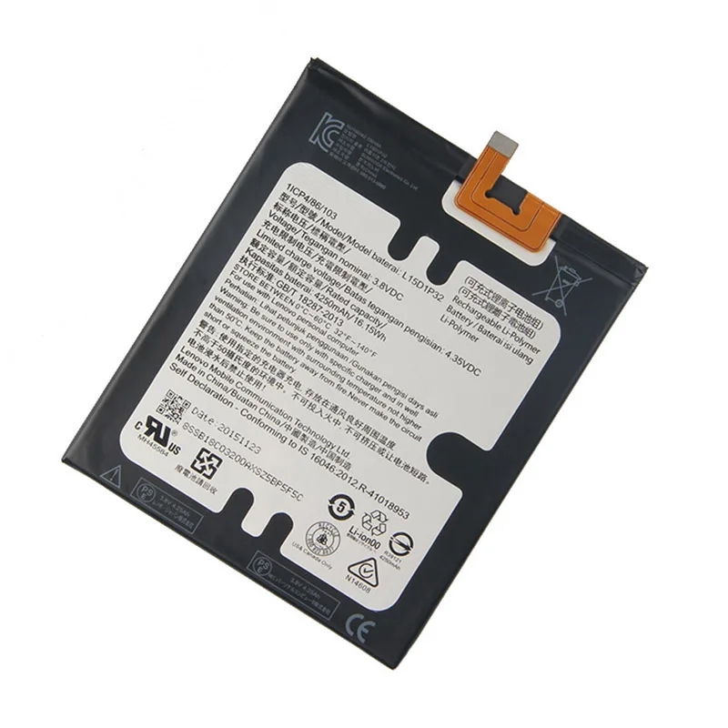 Высокое качество L15D1P32 Батарея для lenovo Tab 3 8 плюс TB-8703F 8703N 8703 PB1-750N PB1 750N 4250 мА-ч