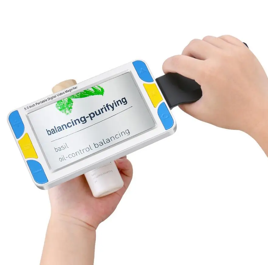 5" LCD Digital Magnifier HD Video Camera Magnifier 8 LED Electronic