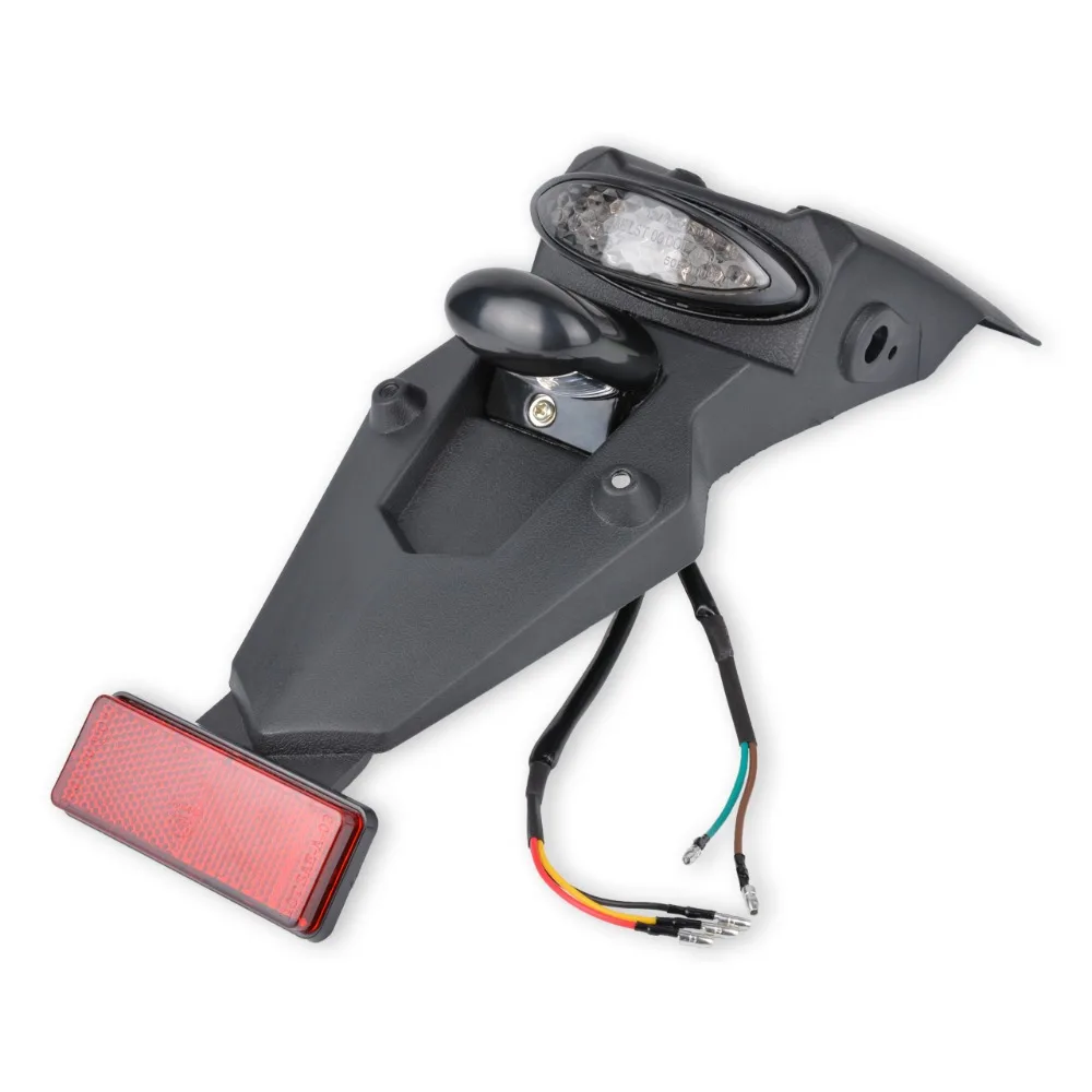 KaTur 12V LED Motorcycle Fender Rear Tail Stop Light Reflector Universal for MX Motocross Sport Pit Dirt Bike New Arrival |