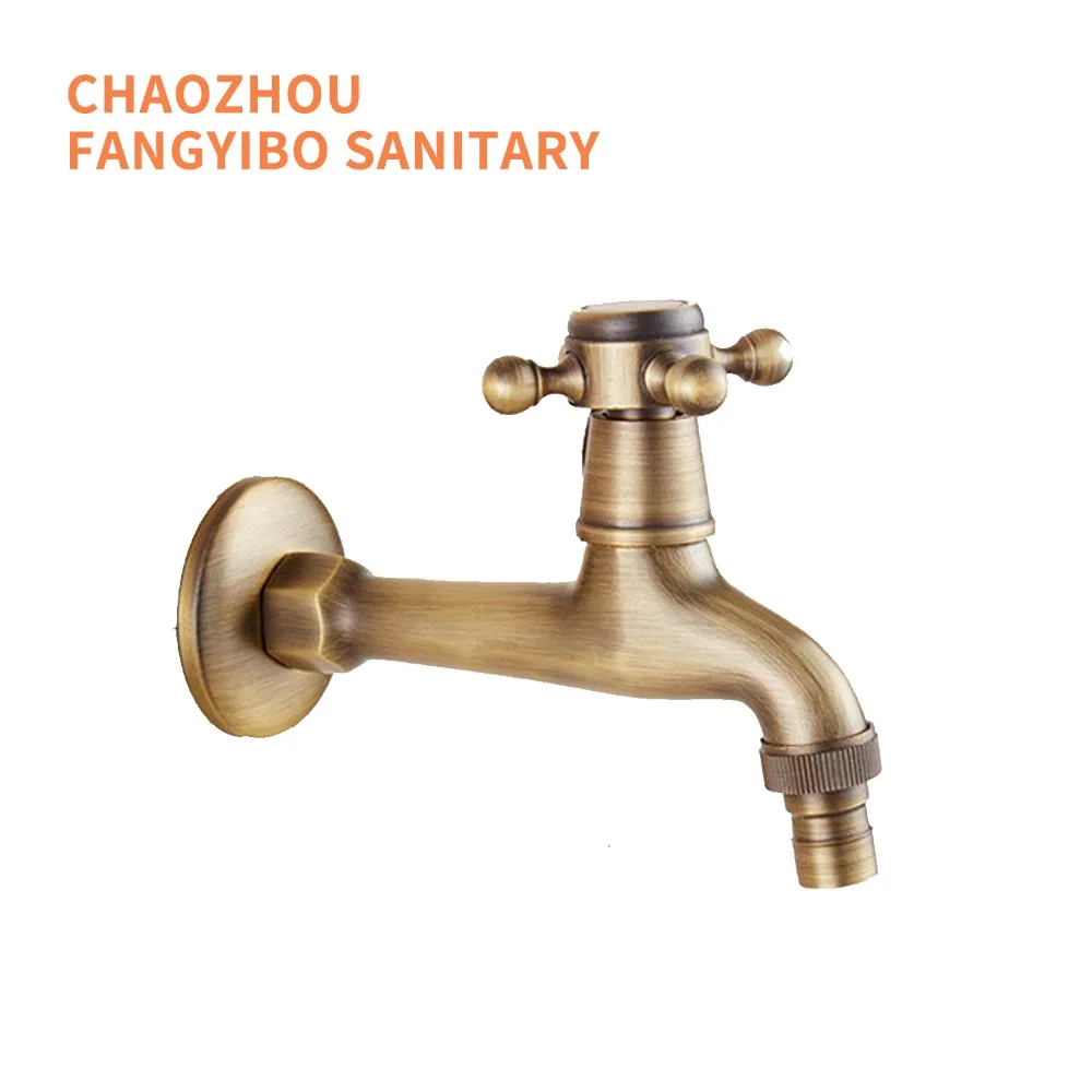 Antique Brass Outdoor Faucet Bathroom Faucet Washer Faucet Mop