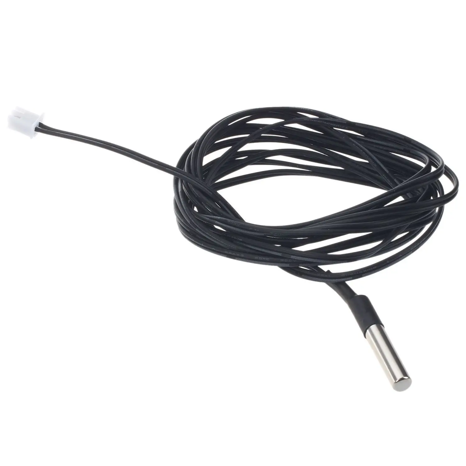 

2 m NTC thermistor temperature sensor waterproof probe wire 10 K 1% 3950 black