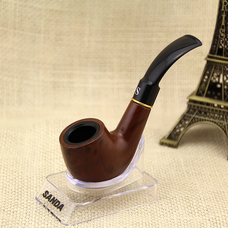 New Design Luxury Tobacco Pipe Classic Bending Type Smoking Pipe Men