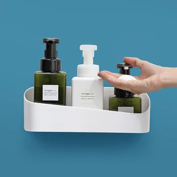 

26.5*9cm Plastic Storage Rack 2018 New Cosmetic Organizer Drain Holder Kitchen Storage Shelf Bathroom Storage Shelves & Racks
