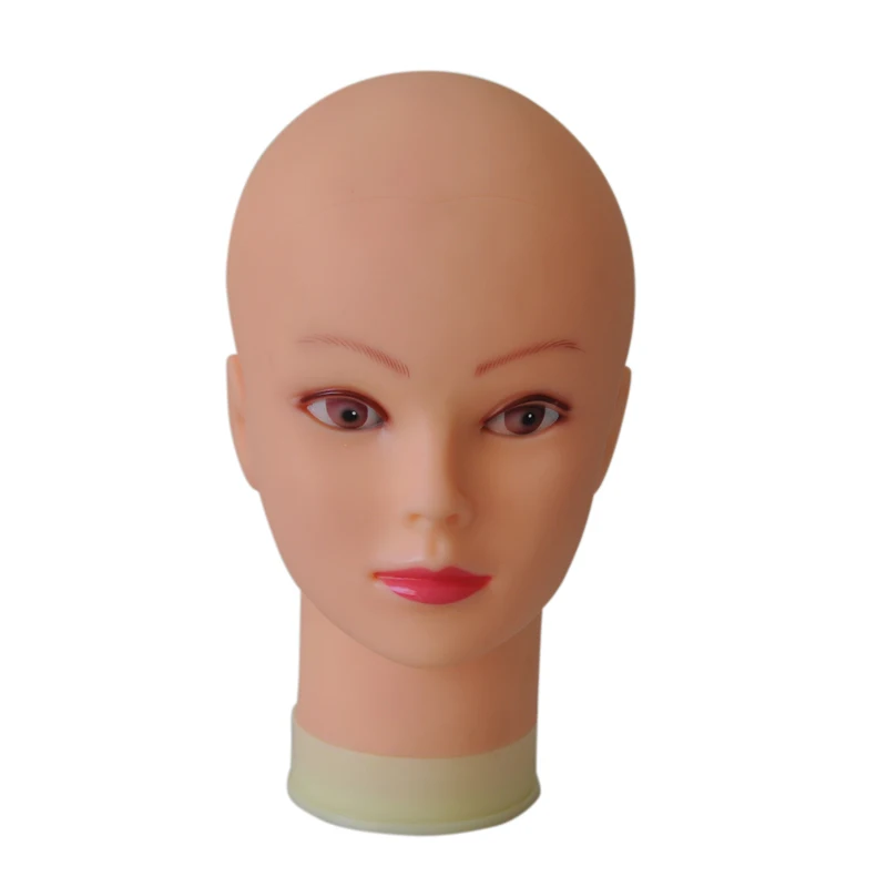 Beige Female Mannequin Head Wig Mannequin Head Hair Mannequin Head