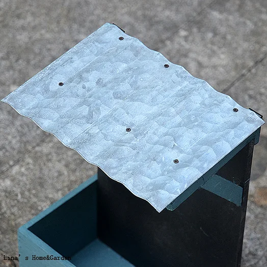 window style shabby chic vintage small wooden planter box (5)