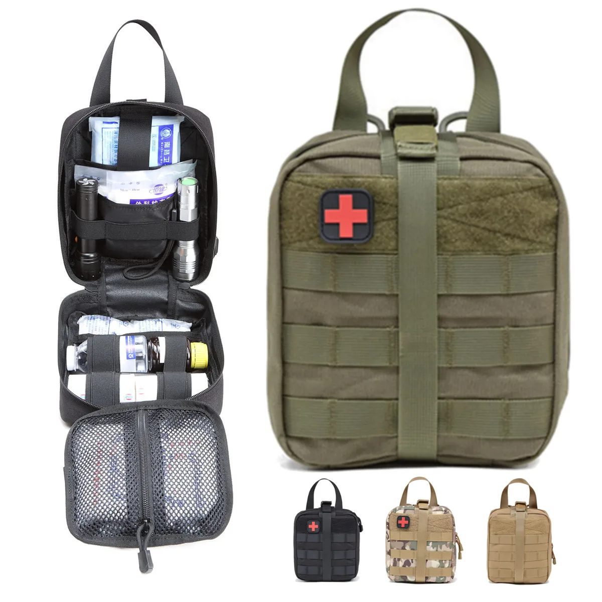Тактический аптечка сумка для выживания, медицинская сумка портативный мешок аварийный путешествия на открытом воздухе альпинистский