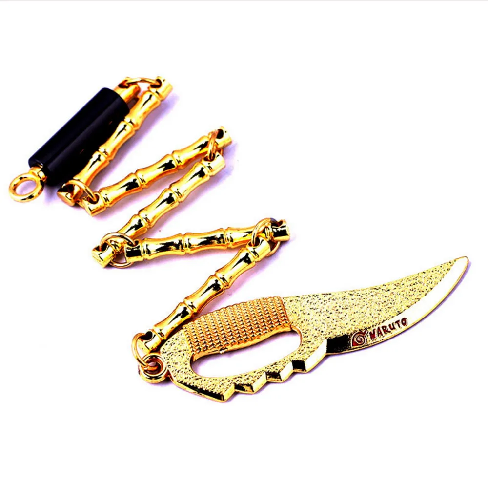 Anime Naruto Ninja Weapon Keychains Namikaze Minato Kunai ...