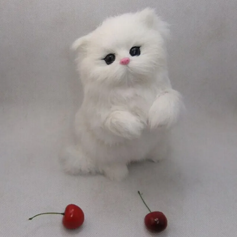 

wholesale cute small simulation cat toy mini cat doll car decorations gift doll home decoration 14*5*21 cm