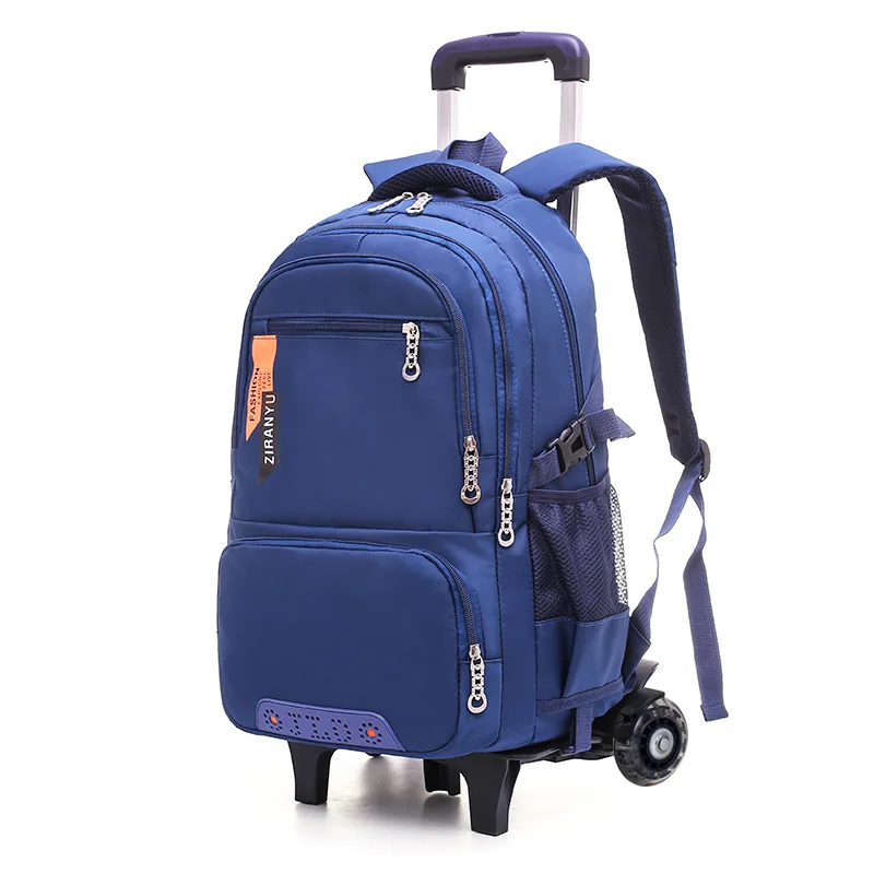 

kids trolley schoolbags for college student removable bookbags children trolley orthopedic primary escolar backpack sac enfant