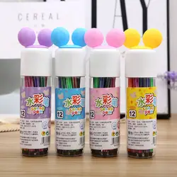 12 Цветов/lot живопись маркеры, ручки Книги по искусству ist Набор для рисования выделяет акварель ручки для аниме Рисунок товары для рукоделия