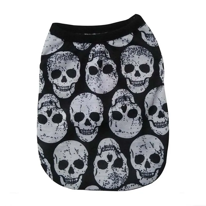 Новая модная одежда для хеллоуина домашних животных кошек Уютный жилет с