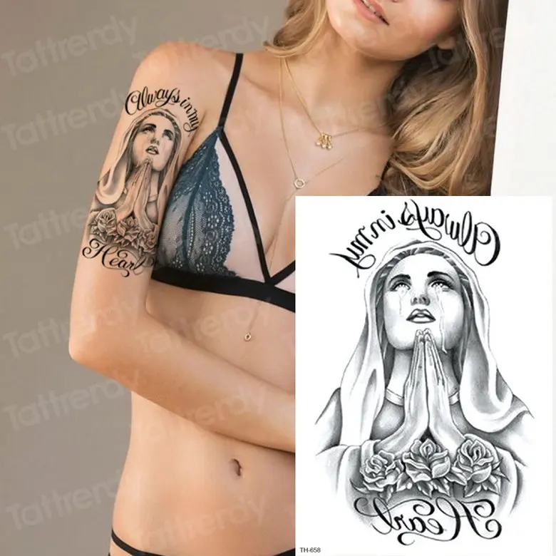 Черная пантера татуировки Временные татуировки на татуировка на тело девушки леопард печать Временные татуировки животные женщины сексуальные татуировки вода - Цвет: TH658