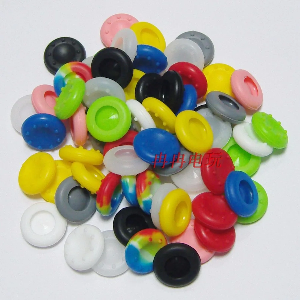 500pcs Silicone Thumb Stick Joystick Grip Case Skin Cover Caps For Sony PS4 Slim Pro PS3 Xbox one Controller | Электроника