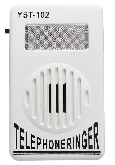 

Extra-Loud Phone Telephone Ringer up to 95dB w/ Strobe Light Flasher Bell Ringer Amplified Phone Ringer Telephone Accessory