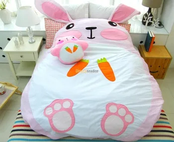 Online Fancytrader 195 Cm X 165 Cm Super Nette Riesen Riesige Kaninchen Bett Teppich Sofa FĂŒr 2 Personen Freies Verschiffen FT90190