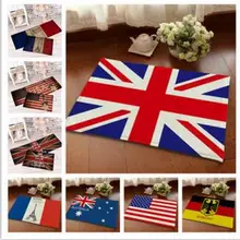 Мягкие удобные Австралия Франция Великобритании, США Канада Япония Флаг Германии slip-доказательство Главная Ковры автомобиля пол Коврики