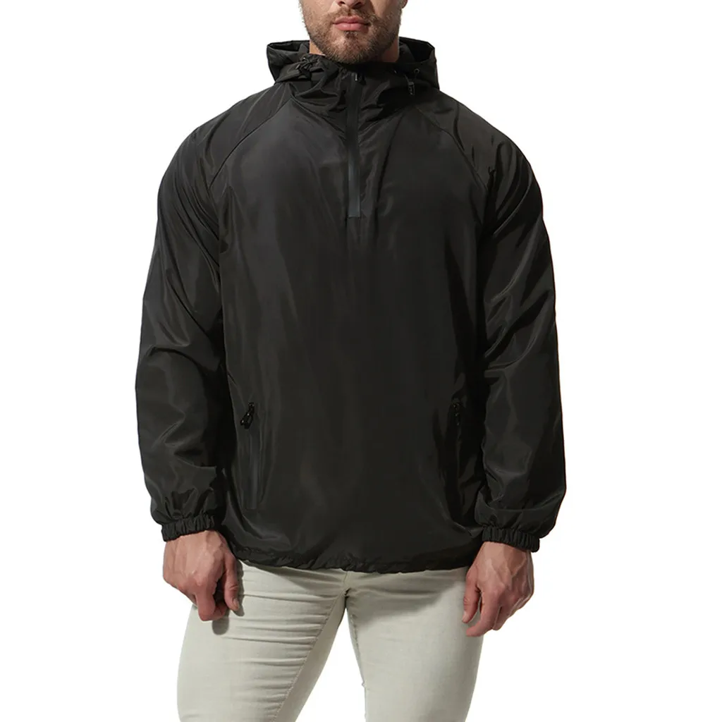 JAYCOSIN 2019 Men's autumn and winter solid color long