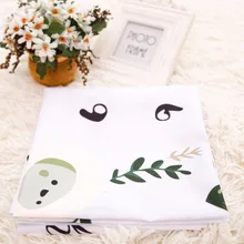 Осень-зима для новорожденных хлопок мультфильм Фото Опора обертывания письмо 100*100 см Одеяло для ребенка