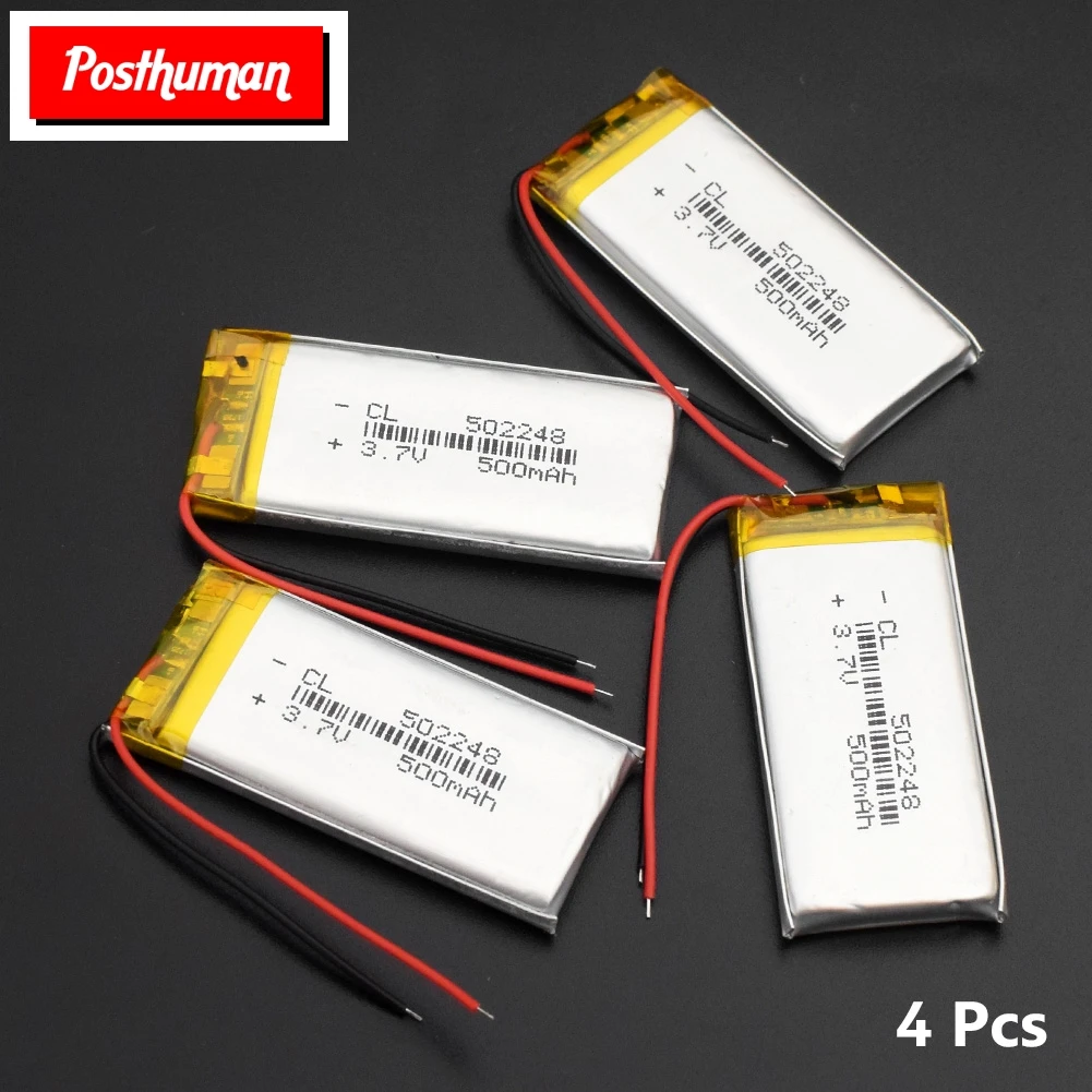 502248 3,7 v 500mAh литий-ионные Lipo элементы литий-полимерные Сменные аккумуляторные батареи для Bluetooth динамиков gps PDA
