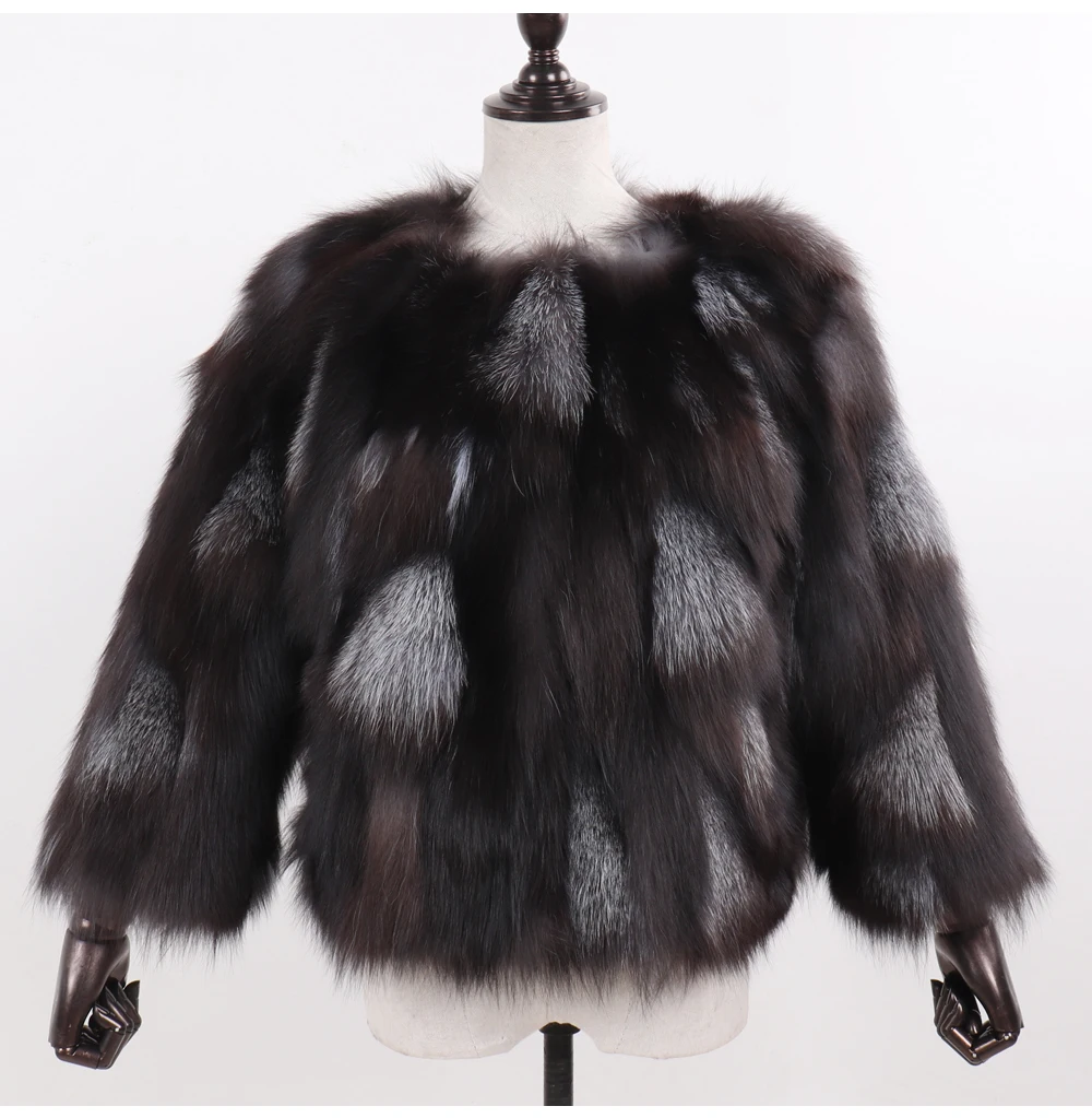 Новое поступление, женские зимние пальто из натурального меха лисы, женские теплые куртки из натурального Лисьего меха, русская мода, пальто из натурального меха