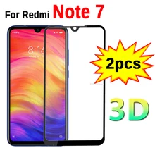 2 шт 3D стекло на Redmi Note 7 защитное закаленное защитное стекло для Xiaomi Xiomi Redmi Note 7 Note7 6," дюймов протектор экрана
