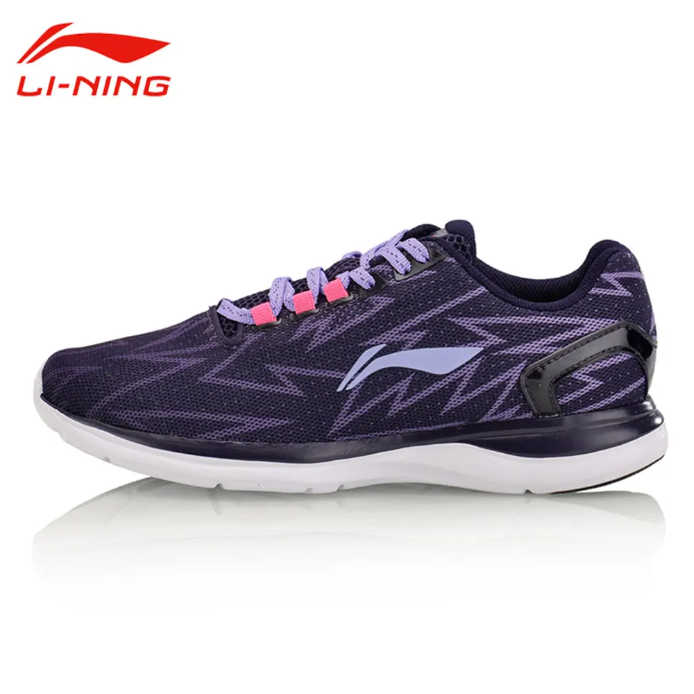 

Li-Ning Women's Light Cushioning Running Shoes Breathable Textile Comfort Sneakers LiNing Original Sports Shoes ARBM012