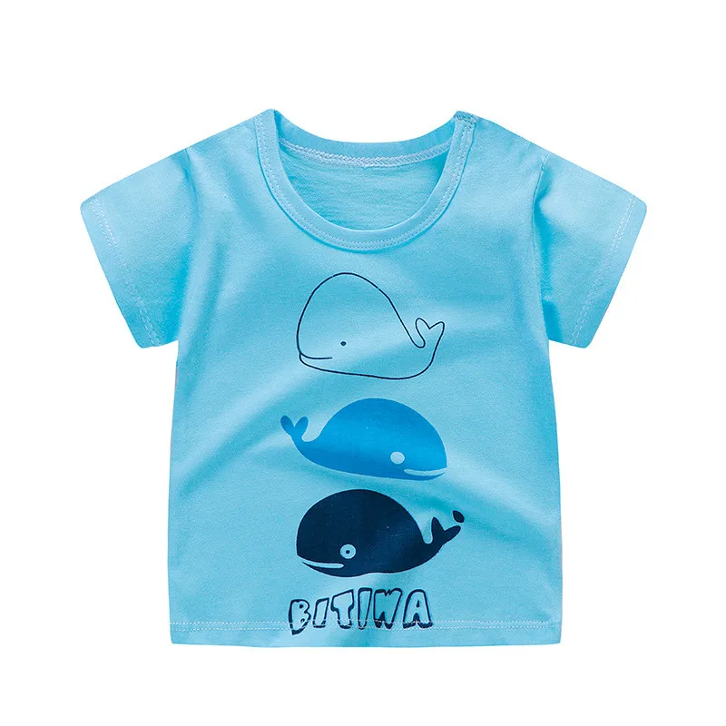 Хлопковая детская футболка; детские летние футболки с короткими рукавами; Одежда для девочек; детская футболка; топы для малышей; топы для девочек