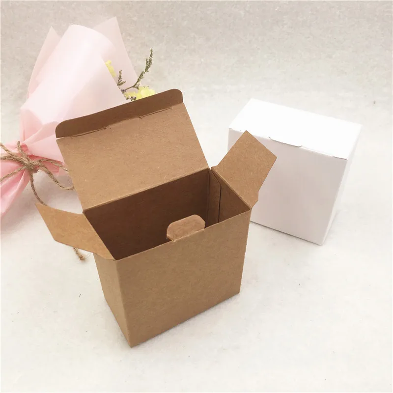 30 шт крафт бумага для упаковки подарка маленькие коробки Пустая Картонная коробка Прекрасный тип ящика спичечная коробка свадебные сувениры Упаковка